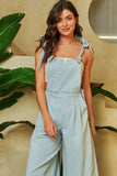 Dazy Overalls in Light Denim