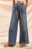 So Me Wide Leg Denim Pants
