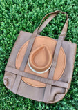 Traveler Tote Bag in Caramel