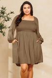Mocha Mini Dress