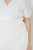 Arrowhead Midi Dress in White